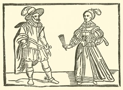 Ilustração para As Baladas Roxburghe (xilogravura) de (after) English School