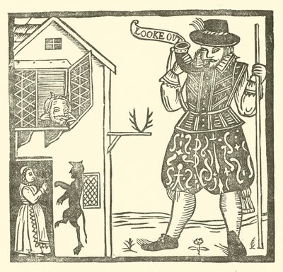Ilustração para As Baladas Roxburghe (xilogravura) de (after) English School