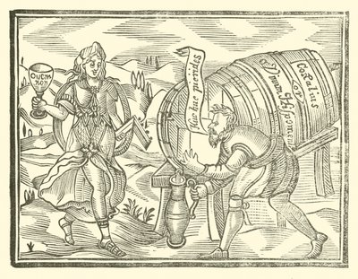 Ilustração para As Baladas Roxburghe (xilogravura) de (after) English School