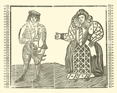 Ilustração para As Baladas Roxburghe (xilogravura) de (after) English School