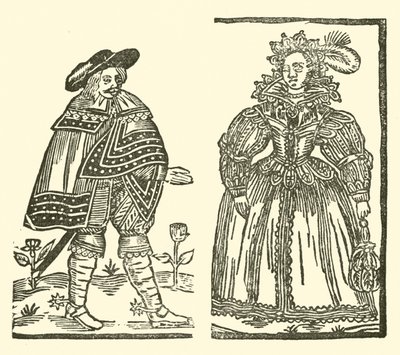 Ilustração para As Baladas Roxburghe (xilogravura) de (after) English School