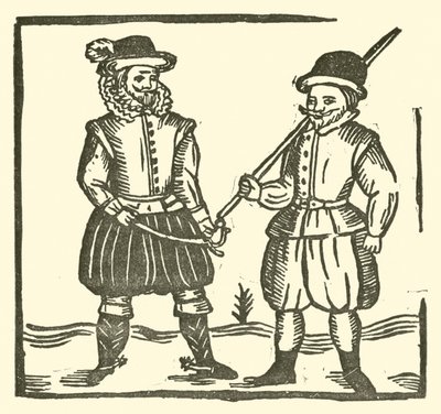 Ilustração para As Baladas Roxburghe (xilogravura) de (after) English School