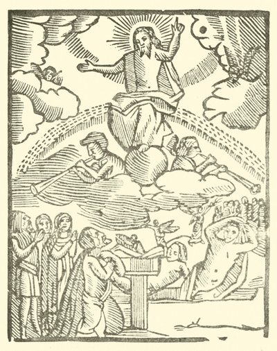 Ilustração para As Baladas Roxburghe (xilogravura) de (after) English School