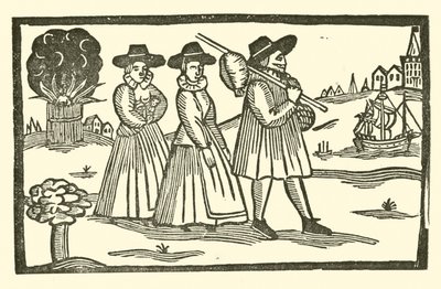 Ilustração para As Baladas Roxburghe (xilogravura) de (after) English School