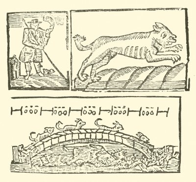Ilustração para As Baladas Roxburghe (xilogravura) de (after) English School