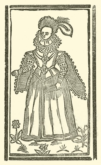 Ilustração para As Baladas Roxburghe (xilogravura) de (after) English School