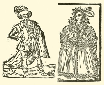 Ilustração para As Baladas Roxburghe (xilogravura) de (after) English School