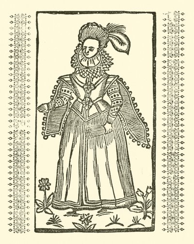 Ilustração para As Baladas Roxburghe (xilogravura) de (after) English School