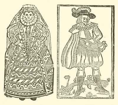 Ilustração para As Baladas Roxburghe (xilogravura) de (after) English School