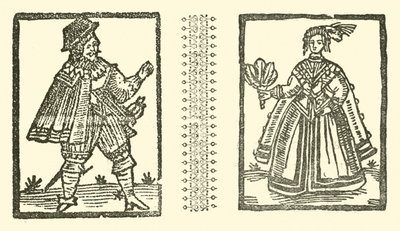 Ilustração para As Baladas Roxburghe (xilogravura) de (after) English School