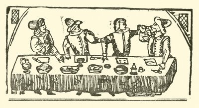 Ilustração para As Baladas Roxburghe (xilogravura) de (after) English School