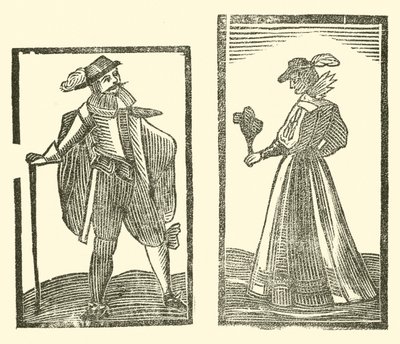 Ilustração para As Baladas Roxburghe (xilogravura) de (after) English School