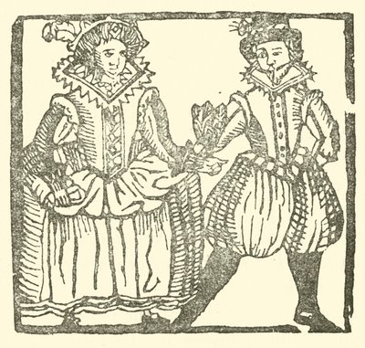 Ilustração para As Baladas Roxburghe (xilogravura) de (after) English School