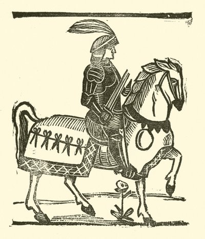 Ilustração para As Baladas Roxburghe (xilogravura) de (after) English School