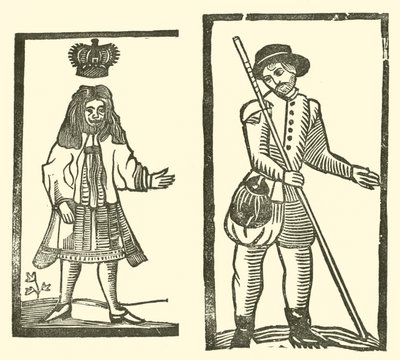 Ilustração para As Baladas Roxburghe (xilogravura) de (after) English School