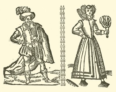 Ilustração para As Baladas Roxburghe (xilogravura) de (after) English School