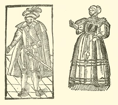 Ilustração para As Baladas Roxburghe (xilogravura) de (after) English School