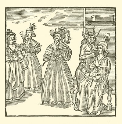 Ilustração para As Baladas Roxburghe (xilogravura) de (after) English School