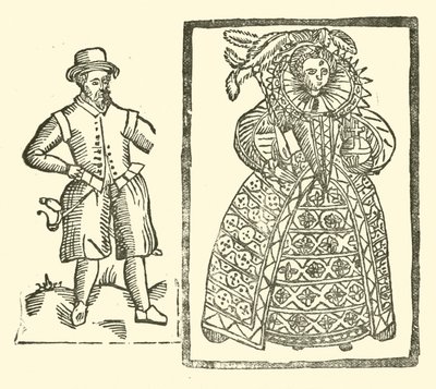 Ilustração para As Baladas Roxburghe (xilogravura) de (after) English School