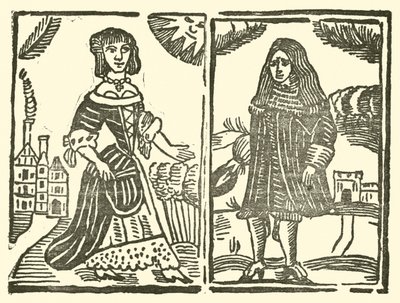 Ilustração para As Baladas Roxburghe (xilogravura) de (after) English School