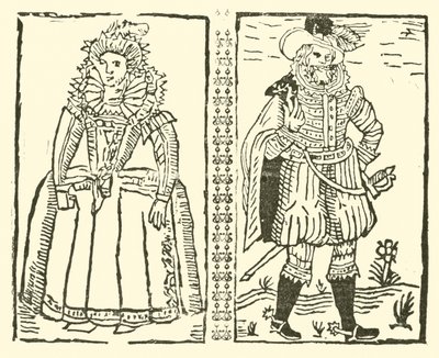 Ilustração para As Baladas Roxburghe (xilogravura) de (after) English School