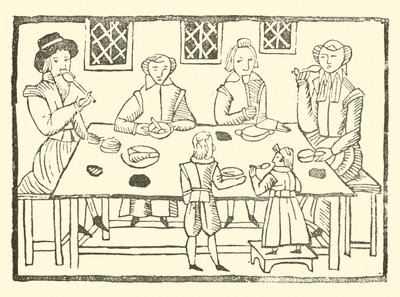 Ilustração para As Baladas Roxburghe (xilogravura) de (after) English School