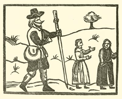 Ilustração para As Baladas Roxburghe (xilogravura) de (after) English School