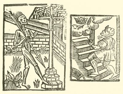 Ilustração para As Baladas Roxburghe (xilogravura) de (after) English School
