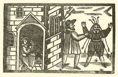 Ilustração para As Baladas Roxburghe (xilogravura) de (after) English School