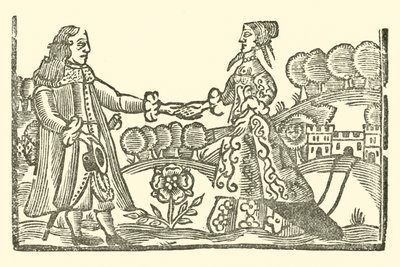 Ilustração para As Baladas Roxburghe (xilogravura) de (after) English School