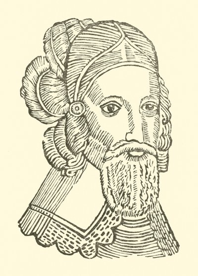 Ilustração para As Baladas Roxburghe (xilogravura) de (after) English School