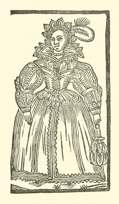 Ilustração para As Baladas Roxburghe (xilogravura) de (after) English School
