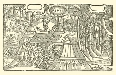 Ilustração para As Baladas Roxburghe (xilogravura) de (after) English School