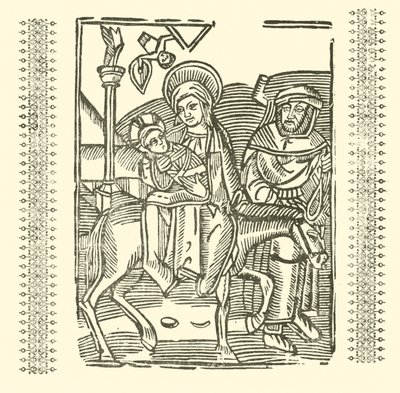 Ilustração para As Baladas Roxburghe (xilogravura) de (after) English School