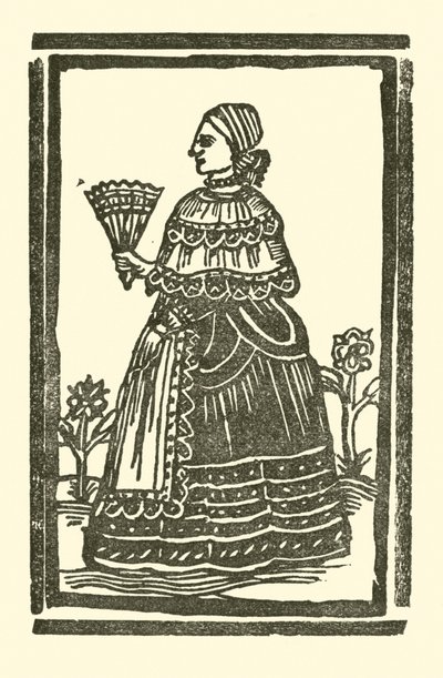Ilustração para As Baladas Roxburghe (xilogravura) de (after) English School