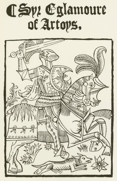 Sir Eglamoure Of Artoys (gravura) de (after) English School