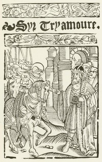 Sir Tryamoure (gravura) de (after) English School
