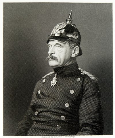 Albrecht von Roon (gravura) de (after) English photographer