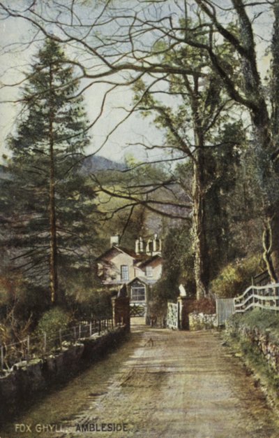 Fox Ghyll, Ambleside, Lake District (foto a cores) de (after) English photographer