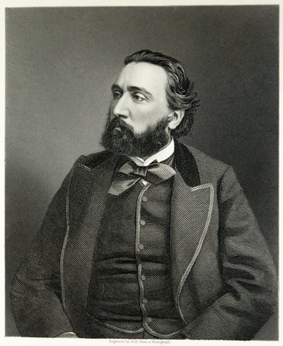 Léon Gambetta (gravura) de (after) English photographer