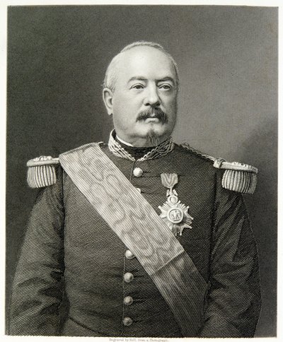 Marechal Bazaine (gravura) de (after) English photographer