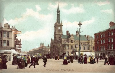 Talbot Square, Blackpool (foto a cores) de (after) English photographer