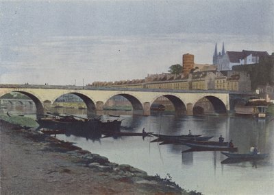 Angers, La Maine (foto colorida) de (after) French Photographer