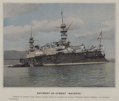 Batiment de Combat "Magenta" (foto colorida) de (after) French Photographer