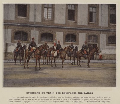 Etendard du Train des Equipages Militaires (foto colorida) de (after) French Photographer