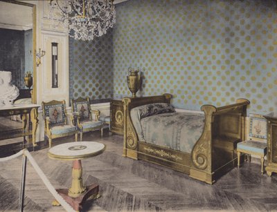 Grand Trianon, Chambre de Napoleon I, Great Trianon, Napoleon I Bedroom (foto colorida) de (after) French Photographer