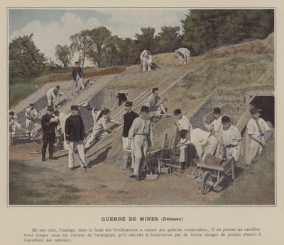 Guerre de Mines, Defense (foto colorida) de (after) French Photographer