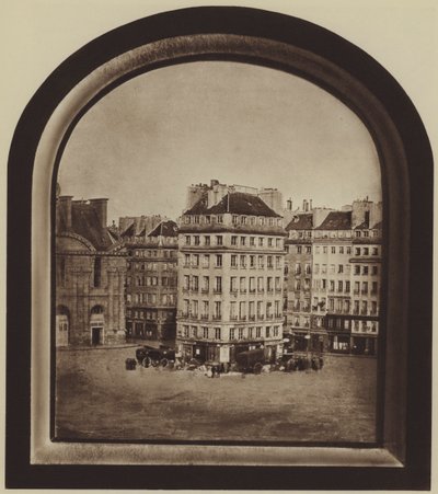 O Hotel de Nantes, place du Carrousel (foto a p/b) de (after) French Photographer
