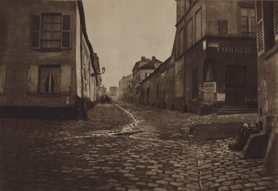 Rue du Cendrier, distrito de Saint-Marcel (foto a p/b) de (after) French Photographer