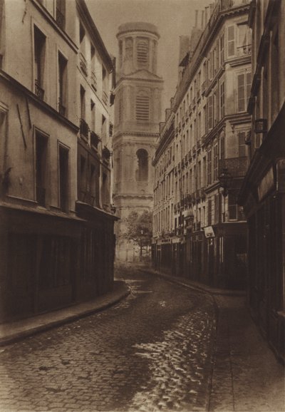 Rue du Vieux-Colombier (foto a p/b) de (after) French Photographer